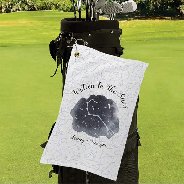 Zodiac Constellations Microfiber Golf Towels - Small - LIFESTYLE