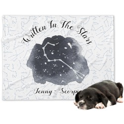 Zodiac Constellations Dog Blanket - Large (Personalized)