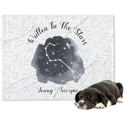 Zodiac Constellations Dog Blanket (Personalized)