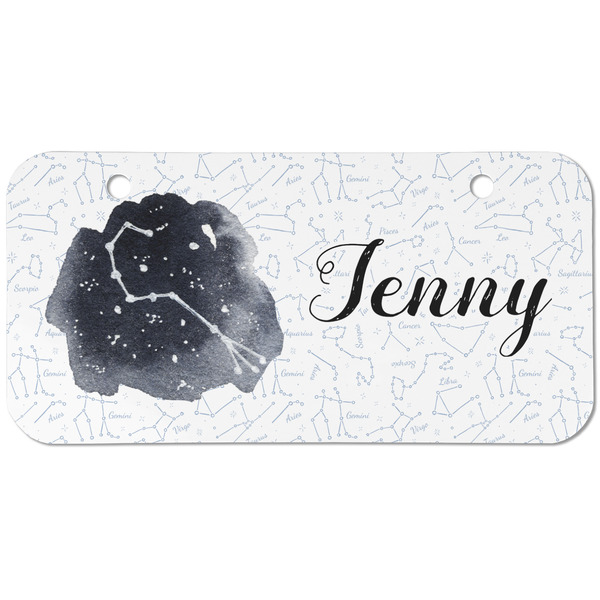 Zodiac Constellations Mini Bicycle License Plate - Two Holes