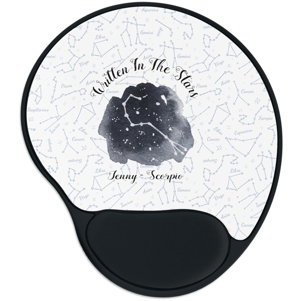 Custom Zodiac Constellations Mouse Pad with Wrist Support
