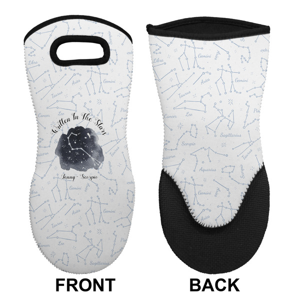 Zodiac Constellations Neoprene Oven Mitt (Front & Back)