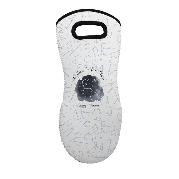 Custom Zodiac Constellations Neoprene Oven Mitt - Single w/ Name or Text