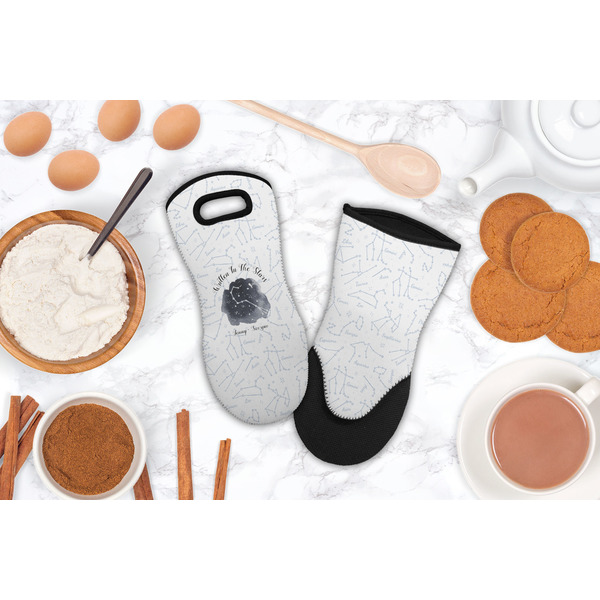 Zodiac Constellations Neoprene Oven Mitt - Lifestyle Image