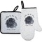 Zodiac Constellations Oven Mitt & Pot Holder Set w/ Name or Text
