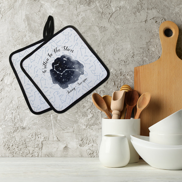 Zodiac Constellations Neoprene Pot Holder - Set of 2  LIFESTYLE