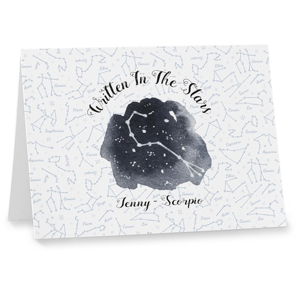 Custom Zodiac Constellations Note cards (Personalized)