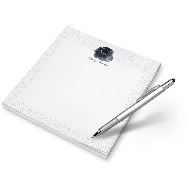 Custom Zodiac Constellations Notepad (Personalized)