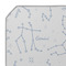Zodiac Constellations Octagon Placemat - Single front (DETAIL)