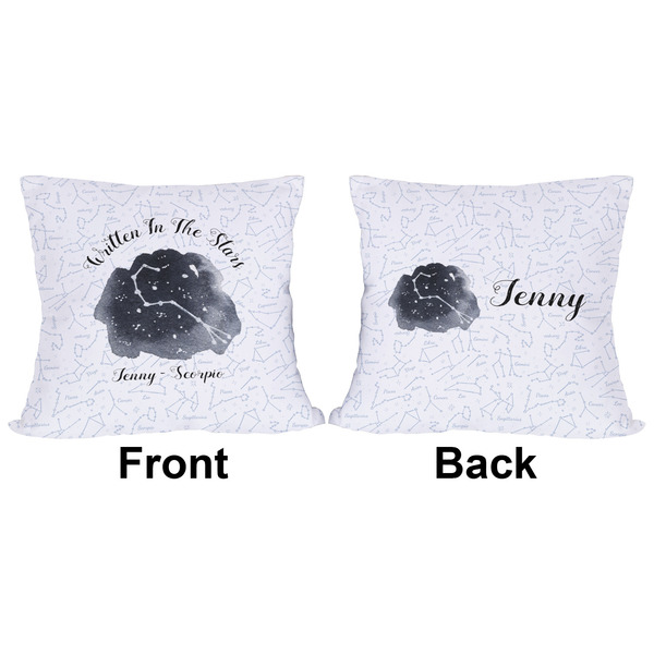 Zodiac Constellations Outdoor Pillow - 16x16