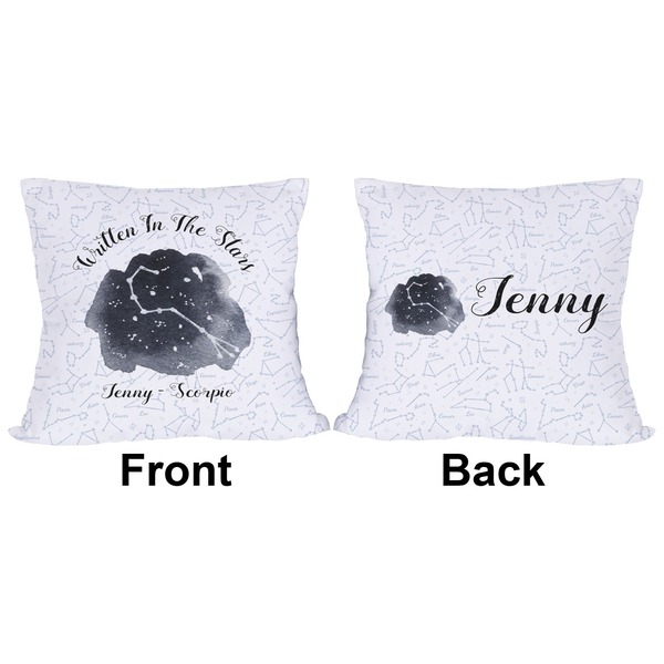 Zodiac Constellations Outdoor Pillow - 18x18