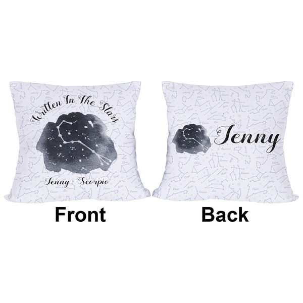 Zodiac Constellations Outdoor Pillow - 20x20