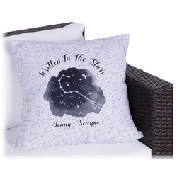 Zodiac Constellations Outdoor Pillow - 18" (Personalized)