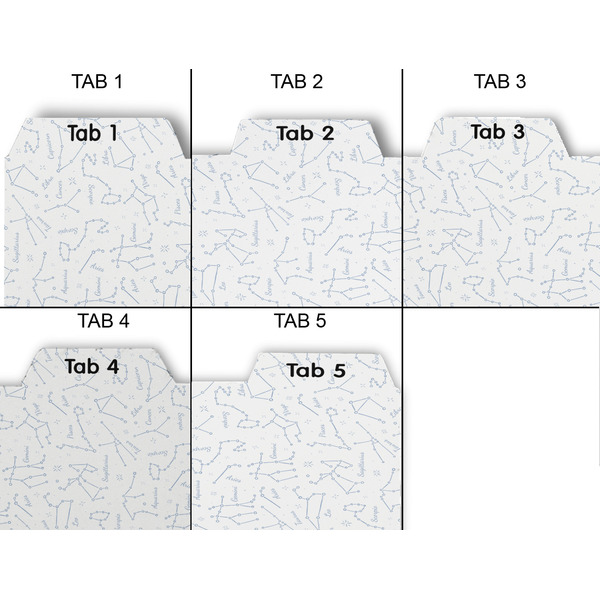 Zodiac Constellations Page Dividers - Set of 5 - Approval
