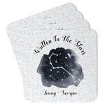 Zodiac Constellations Paper Coasters w/ Name or Text