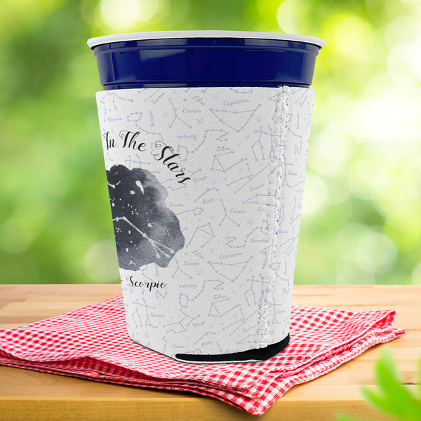 Zodiac Constellations Party Cup Sleeves - with bottom - Lifestyle