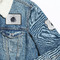 Zodiac Constellations Patches Lifestyle Jean Jacket Detail