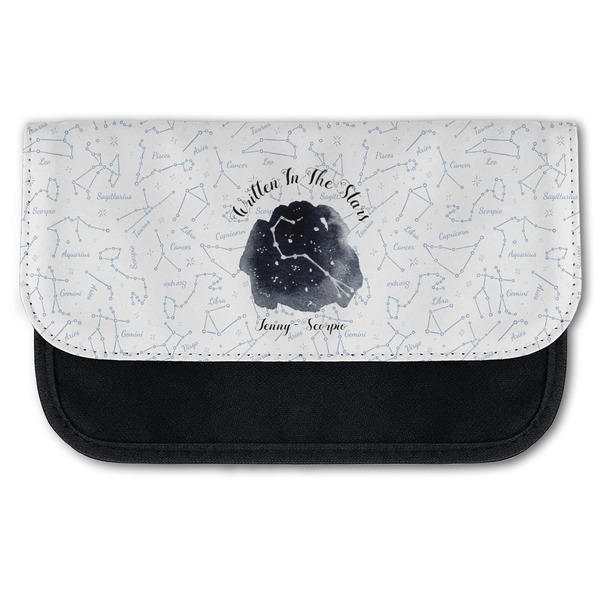 Custom Zodiac Constellations Canvas Pencil Case w/ Name or Text