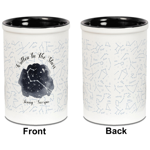 Zodiac Constellations Pencil Holder - Black - approval