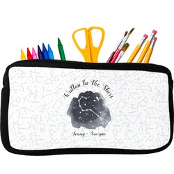 Zodiac Constellations Neoprene Pencil Case - Small w/ Name or Text
