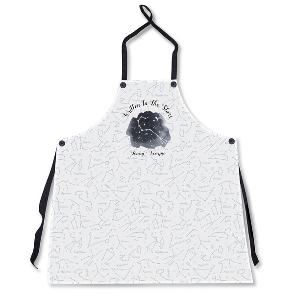 Custom Zodiac Constellations Apron Without Pockets w/ Name or Text