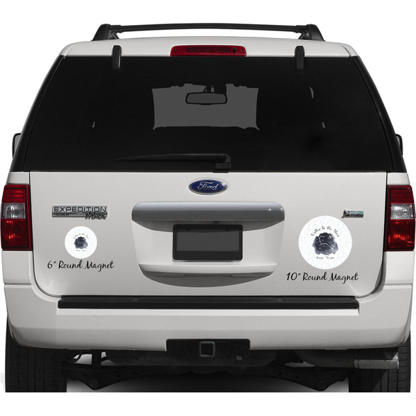 Zodiac Constellations Personalized Car Magnets on Ford Explorer
