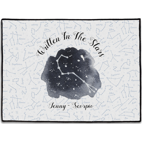 Custom Zodiac Constellations Door Mat - 24"x18" (Personalized)