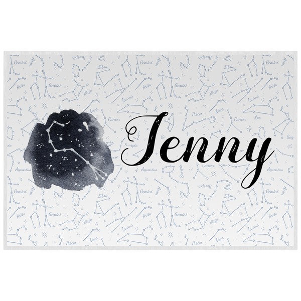 Zodiac Constellations Personalized Placemat (Back)