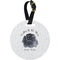 Zodiac Constellations Personalized Round Luggage Tag