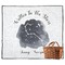 Zodiac Constellations Outdoor Picnic Blanket (Personalized)