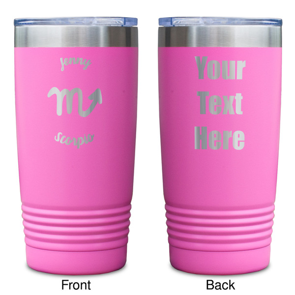 Zodiac Constellations Pink Polar Camel Tumbler - 20oz - Double Sided - Approval