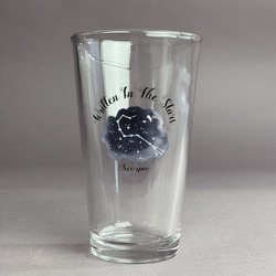 Zodiac Constellations Pint Glass - Full Color Logo (Personalized)