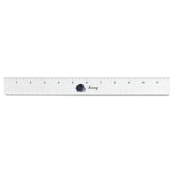 Zodiac Constellations Plastic Ruler - 12" - FRONT