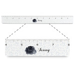 Zodiac Constellations Plastic Ruler - 12" (Personalized)