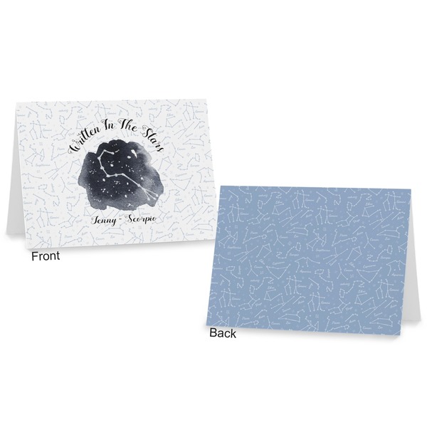 Zodiac Constellations Postcard - Front and Back