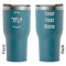 Zodiac Constellations RTIC Tumbler - Dark Teal - Double Sided - Front & Back