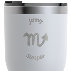 Zodiac Constellations RTIC Tumbler - White - Engraved Front (Personalized)
