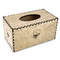 Zodiac Constellations Rectangle Tissue Box Covers - Wood - Front