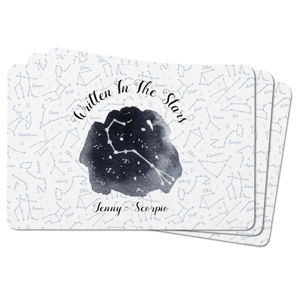 Zodiac Constellations Rectangular Fridge Magnet - THREE