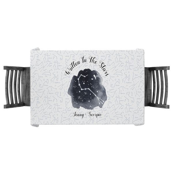 Custom Zodiac Constellations Tablecloth - 58"x58" (Personalized)
