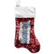 Zodiac Constellations Red Sequin Stocking - Front