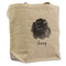 Zodiac Constellations Reusable Cotton Grocery Bag - Front View
