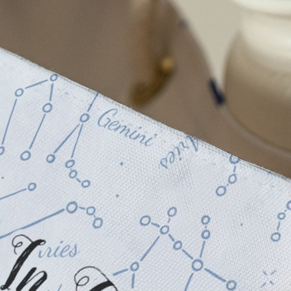Zodiac Constellations Large Rope Tote - Close Up View
