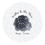 Zodiac Constellations Round Decal - Medium (Personalized)