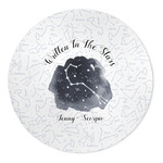 Zodiac Constellations 5' Round Indoor Area Rug (Personalized)