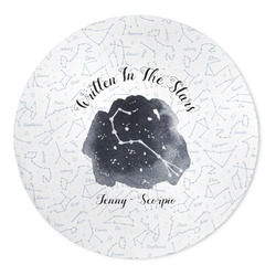 Zodiac Constellations 5' Round Indoor Area Rug (Personalized)