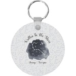 Zodiac Constellations Round Plastic Keychain (Personalized)