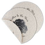 Zodiac Constellations Round Linen Placemat - Double Sided (Personalized)