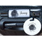 Zodiac Constellations Round Luggage Tag & Handle Wrap - In Context