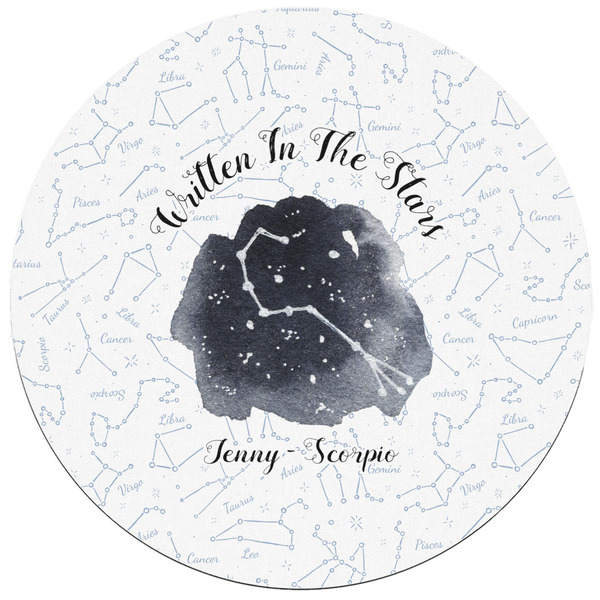 Zodiac Constellations Round Mousepad - APPROVAL